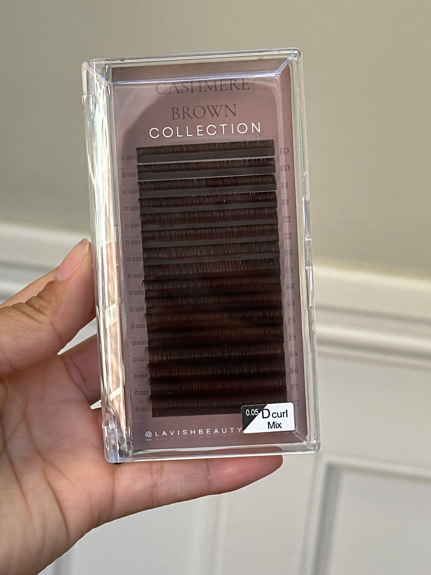DARK BROWN LASHES