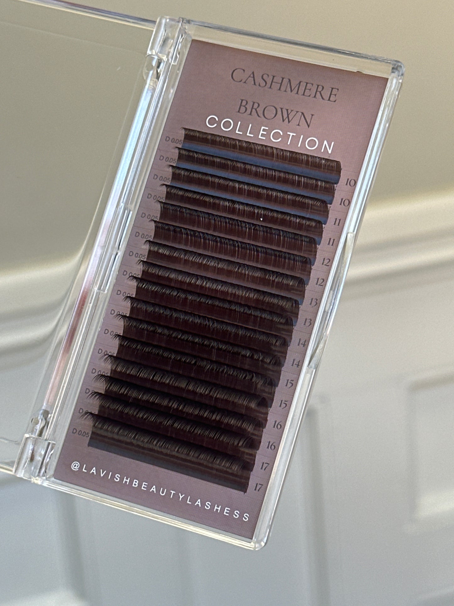 DARK BROWN LASHES