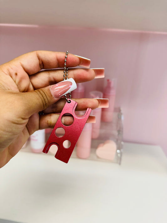 Tool to replace top of adhesive bottle